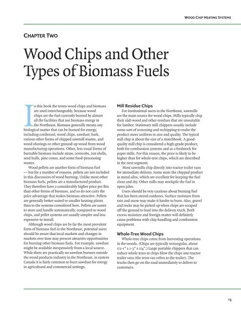 Wood-Chip Heating Systems - Biomass Energy Resource Center