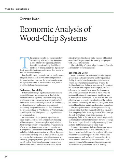 Wood-Chip Heating Systems - Biomass Energy Resource Center