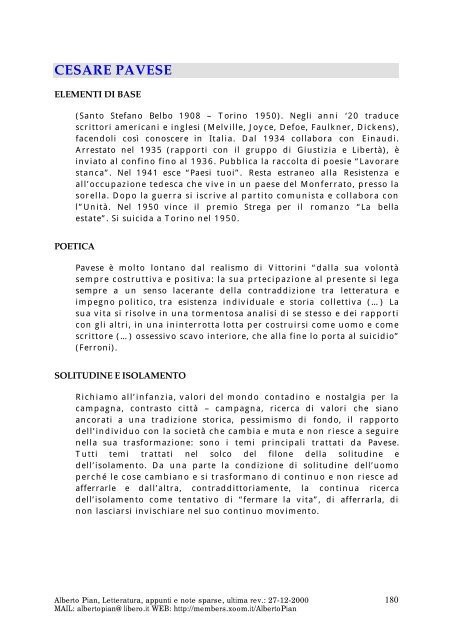 Cesare Pavese Virgilio