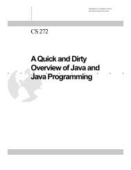 A Quick and Dirty Overview of Java and Java Programming