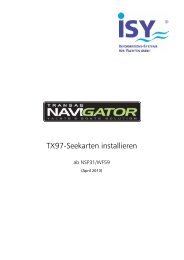 TX97-Seekarten installieren - ISY