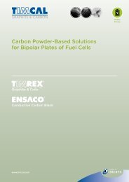 Carbon Powder-Based Solutions for Bipolar Plates of Fuel ... - Timcal