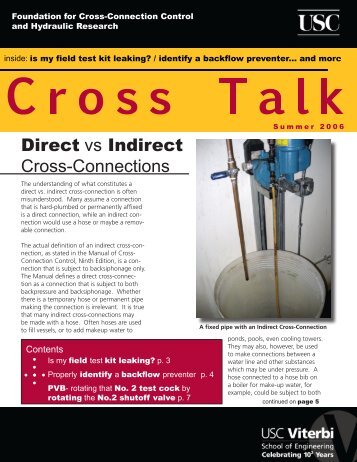 Direct vs Indirect Cross-Connections - University of Southern ...