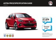 Vauxhall Astra Price Guide
