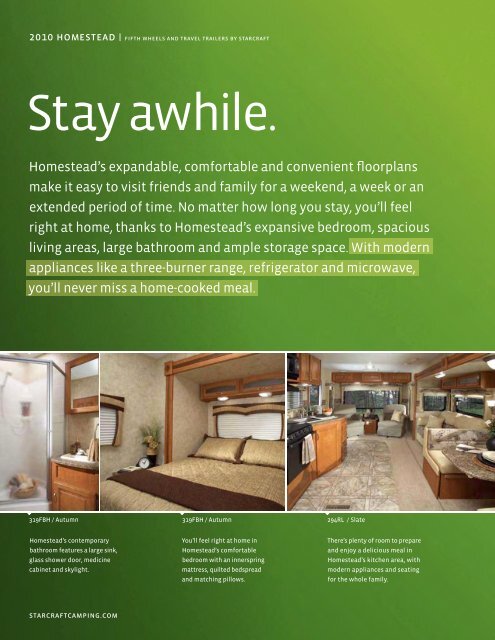 Homestead Brochure - RVUSA.com