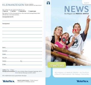 Kundenmagazin "News" - Ausgabe 06/2011 (im ... - Medical Service