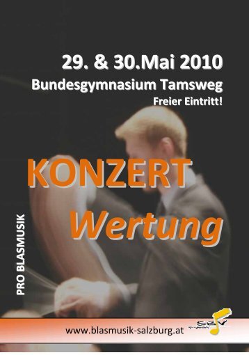 Programmheft - Trachtenmusikkapelle Zederhaus
