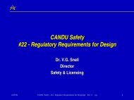 CANDU Safety #22 - Regulatory Requirements for Design - Canteach