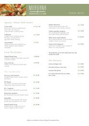 Download the menu - Savoy