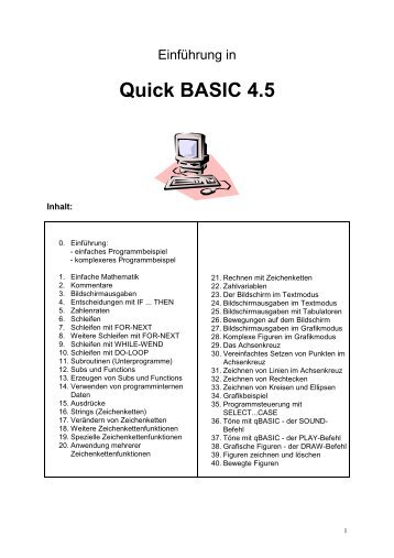 Quick BASIC 4.5 - Dr. Walter Kirchgessner