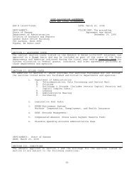 2008 Rate Agreement - Division of Cost Allocation