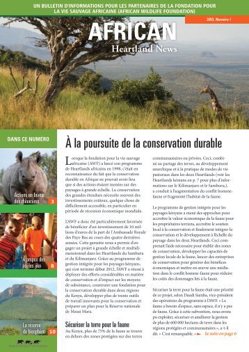 African Wildlife Foundation