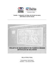 Etapa 1 â 2009 (pdf) - FundaÃ§Ã£o Cultural do Estado da Bahia