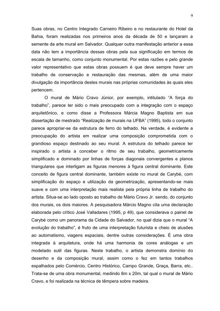 Etapa 1 â 2009 (pdf) - FundaÃ§Ã£o Cultural do Estado da Bahia