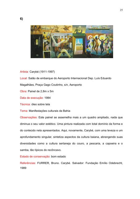 Etapa 1 â 2009 (pdf) - FundaÃ§Ã£o Cultural do Estado da Bahia