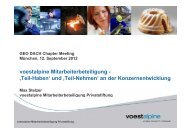 voestalpine Mitarbeiterbeteiligung - ‚Teil-Haben' und ‚Teil ... - GEO