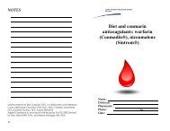 Diet and coumarin anticoagulants: warfarin (Coumadin ...