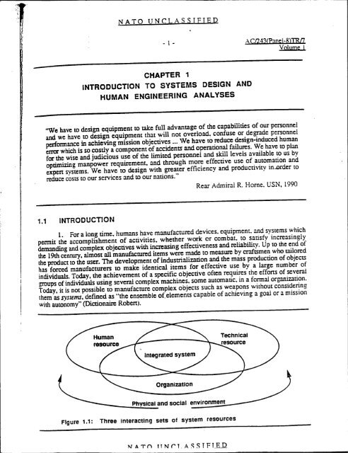 Analysis Techniques For Man-Machine Systems Design