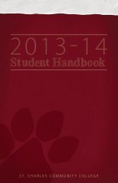 Student Handbook (PDF) - St. Charles Community College