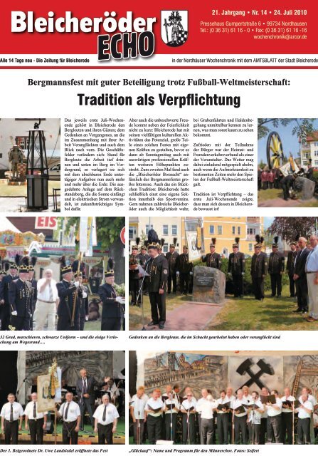 Tradition als Verpflichtung