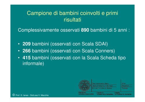 (ddai –adhd) nella scuola dell'infanzia - Aidai