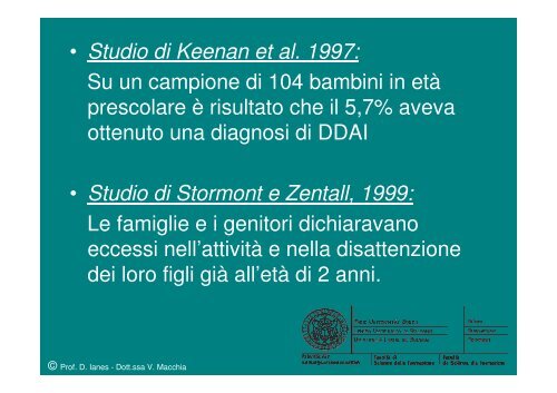 (ddai –adhd) nella scuola dell'infanzia - Aidai