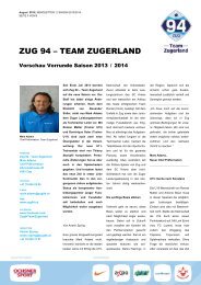 Newsletter - August 2013 - Zug 94