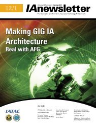 Making GIG IA Architecture - IAC - Defense Technical Information ...