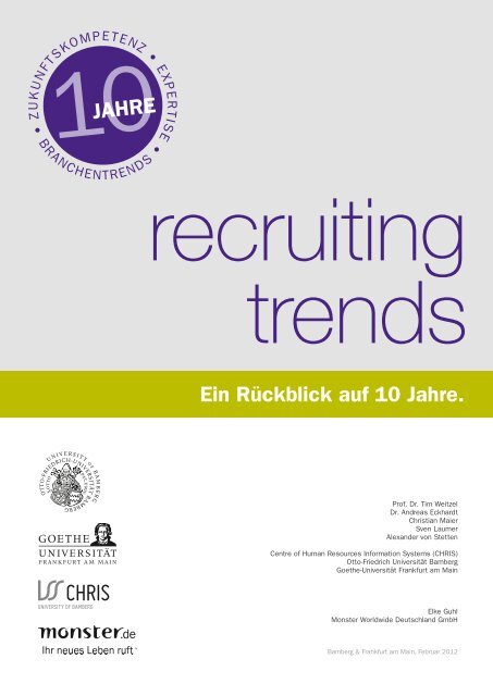 Recruiting Trends - Ein Rückblick auf 10 Jahre.