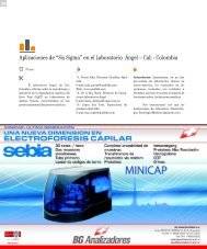 Aplicaciones de âSix Sigmaâ en el Laboratorio Ãngel â Cali - Colombia