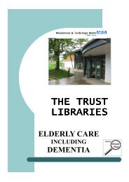 Elderly Care and Dementia - Maidstone and Tunbridge Wells NHS ...