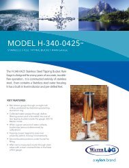 MODEL H-340-0425™ - WaterLOG