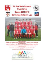 B1 - FC Rot-WeiÃŸ Saxonia