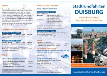 Flyer-Download - Stadtrundfahrten Duisburg