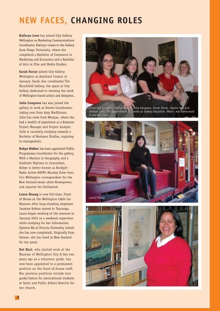 Wellington Museums Trust newsletter June 2004