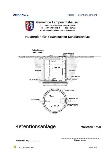 Merkblatt zur Errichtung von Hauskanälen (662 KB)