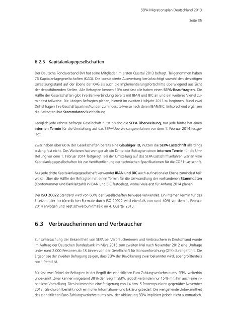 SEPA-Migrationsplan Deutschland - SEPA, Deutsche Bundesbank