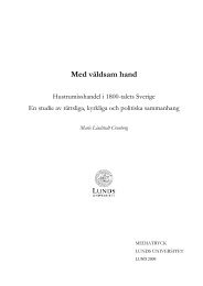 Med vÃ¥ldsam hand. Hustrumisshandel i 1800 ... - Lunds universitet