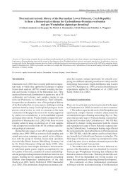 Thermal and tectonic history of the Barrandian Lower Paleozoic ...