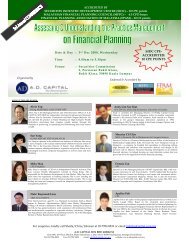 accredited: 10 cpe points - Financial Planning Association of Malaysia