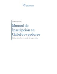 Manual de InscripciÃ³n ChileProveedores sin registro previo en ...