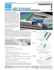 Emseal Color Chart