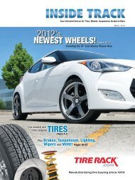 Your Informed Source For Tires, Wheels, Suspension ... - Tire Rack