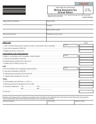 Utah Mining Severance Tax Annual Return, TC-685 - FormSend