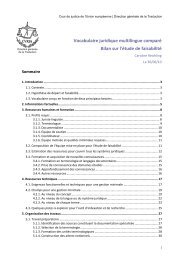 Vocabulaire juridique multilingue comparÃ© - curia - Europa