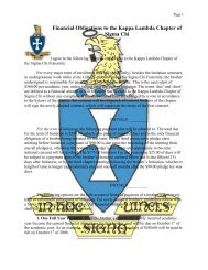 Chapter-Member Contract Template 2 - Sigma Chi Fraternity