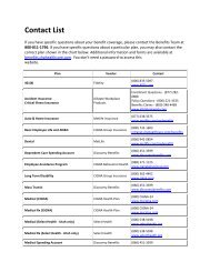 Contact List - CHG Healthcare Services