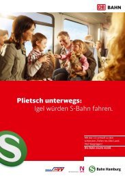 Plietsch unterwegs: Igel würden S-Bahn fahren. - S-Bahn Hamburg