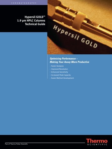 Hypersil Gold Technical Guide - Canadian Life Science