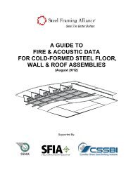 a guide to fire & acoustic data for cold-formed steel floor, wall & roof ...